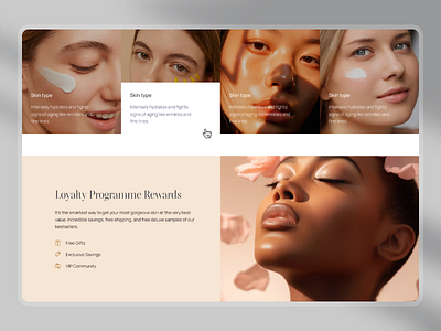 Nos Meilleurs - Cosmetics Platform Design chicandstylish comestic design e commerce landing page ui