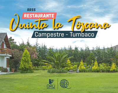 Quinta la Toscana - Restaurante Campestre Tumbaco graphic design