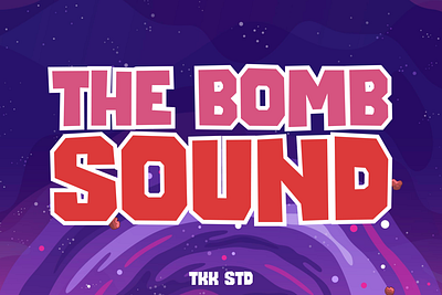 The Bomb Sound – Modern Block Gaming Font branding children display font font fun funny gaming kids movie playful poster typeface youtube