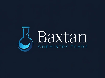 BAXTAN Logo design. chemical chemistry chemistry logo company madicen minimalistic