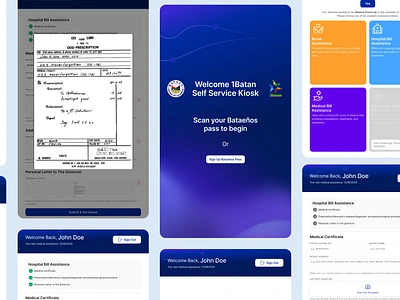 Kiosk Philippines Government application apps design document government kiosk modern philippines professional self service service simple ui ux