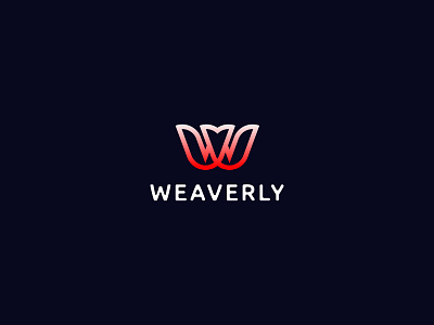 Weaverly logo / W logo brand brand identity branding business company logo gradient icon letter w logo logo design logos monogram saas startup w w logo