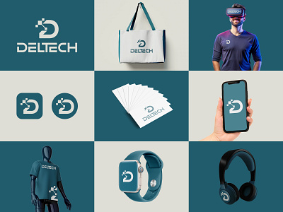 Deltech - Modern Digital Edge Branding Identity 3d animation branding identity creative logo creative logo design design graphic design illustration logo logo design logos logotype minimalist minimalist logo design motion graphics presentation typography ui unique logo xxx