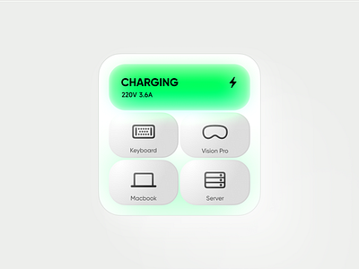 Charging logo ui