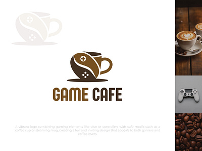 Game cafe logo board game cafe logo branding business chocolate coffee bean logo coffee cup logo game coffee game logo coffee talk game logo game cafe logo game cafe logo concept game cafe minimalist logo game coffee bean logo gamer cafe logo design template identity logo design sports coffee logo sports logo