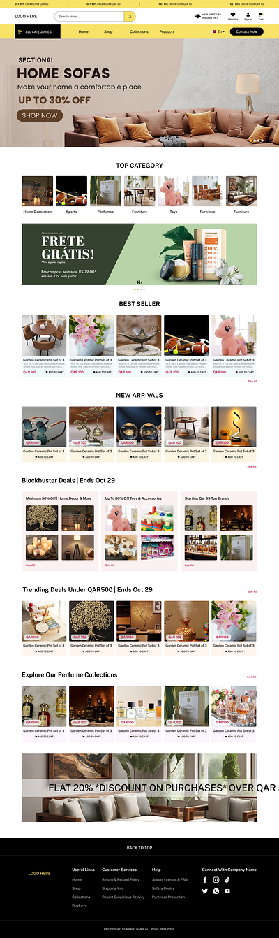 ecommerce website homepage ecommerce ecommerce landing page ecommmerce homepage furniture homepage index page landing page latest designs latest ecommerce ui designs trending designs ui ux