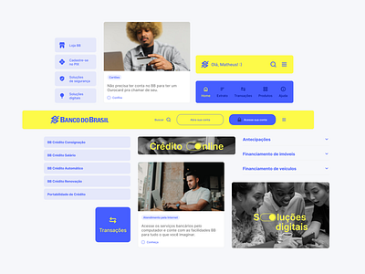 Banco do Brasil figma ui user experience user interface ux