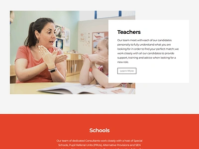 Teaching Assistants London Website Design website design