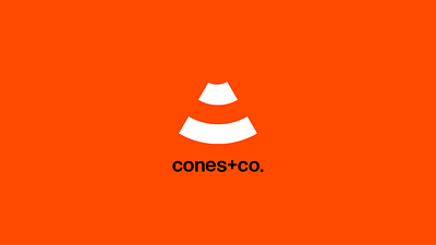 Cones+Co. branding 3d assignment branding cone design flat graphic design joke logo logomark packaging print rendering satire typography vector video