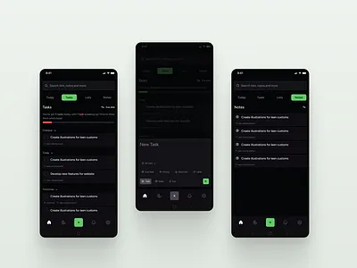 Task manager concept design designshowcase dribbble minimaldesign productivityapp ui ux