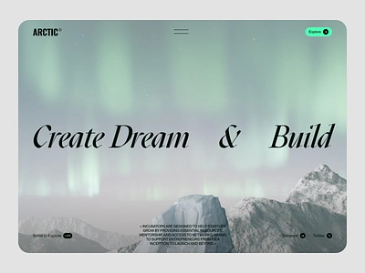 Arctic - Crypto grow team agency fintech website landing page portfolio team website finance