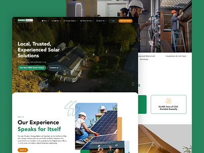 🚀 Energy Select LLC - Website Redesign a m rafat rahman branding designinspiration dribbble energy figma figmadesign graphic design inspiration landingpage maxrafat site solar solarenergy ui web development webdesign webpage