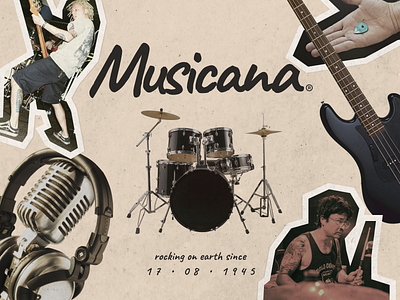 Branding Exploration - Musicana animation branding graphic design illustration logo