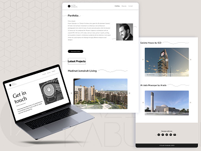 Website Design for Kazim Kabudan brand branding design digital digital art graphic design identity branding minimal modern portfolio portfolio website ui ui design ui ux ux ux design web design website website design