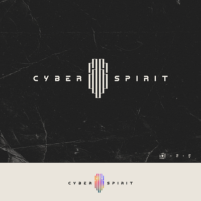 CYBER SPIRIT branding design geometric graphic design icon illustration logo playful ui vector