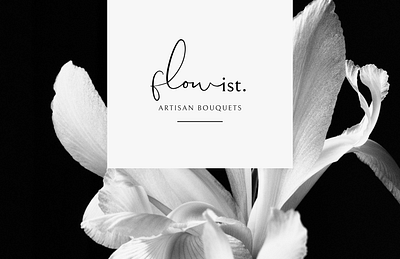 Flowist. - Flower Shop Branding Logo brand identity branding branding design graphic design logo logo design typography