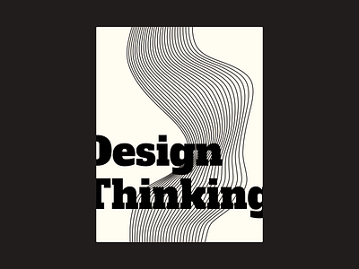 Poster abstract design thinking graphic graphic design line poster