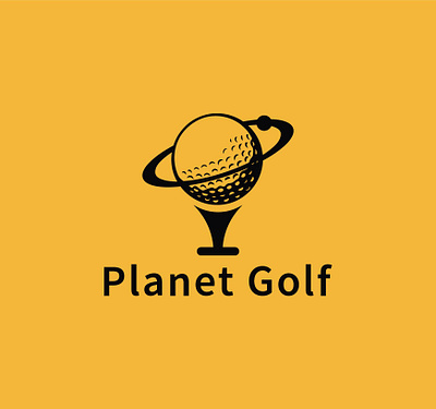 Planet + Golf minimal logo branding graphic design logo motion graphics ui