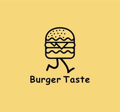 Burger minimal logo branding des design graphic design illustration logo ui