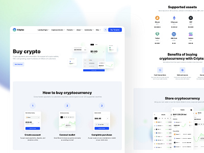 Buy crypto page designed with Framer bitcoin blochchain buy crypto crypto cryptocurrency de fi website design framer framer template framer theme landing page landing page design no code template no code theme ui design web3 web3 app web3 design webdesign website template website theme