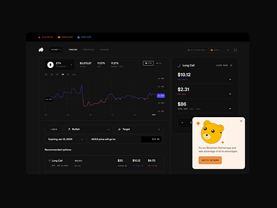 Arrow | Berachain animation arrow branding dark theme desktop flod light theme motion graphics ui web