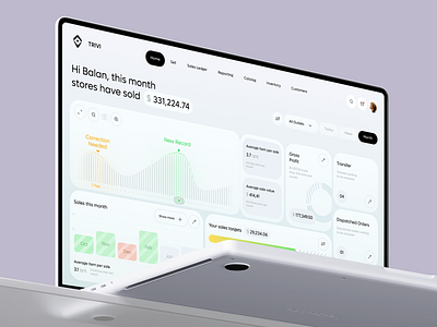 Trivi CRM System Dashboard ai app business crm dashboard design finance interface product saas sales service ui ux web