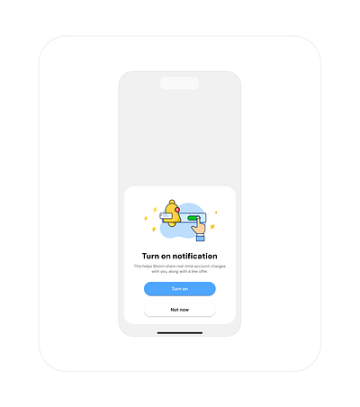 Bloom Dialog 🔔 design mobile ui ux