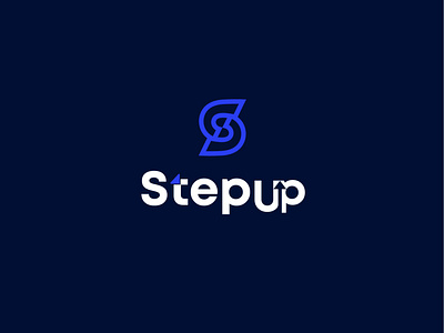 StepUp logo agency argent branding design graphic design illustration letter logo letter s logo logos step stepup typography up vector