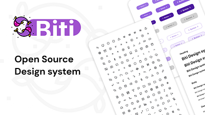 Biti design system animation auto layout component design design system figma illustration product designer ui ux website