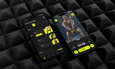 Fitness App UI Design for Personalized Workout coaching exercise fitness fitness app goals gym health homeworkout mobile app design motivation personalization planner productivity progress sport tracker training ui ux wellness