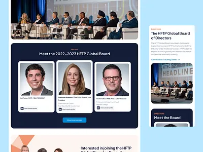 HFTP. About Us Page. about us branding conference design dribbble graphic design home page landing page main page minimalism mobile team ui ux web web design website