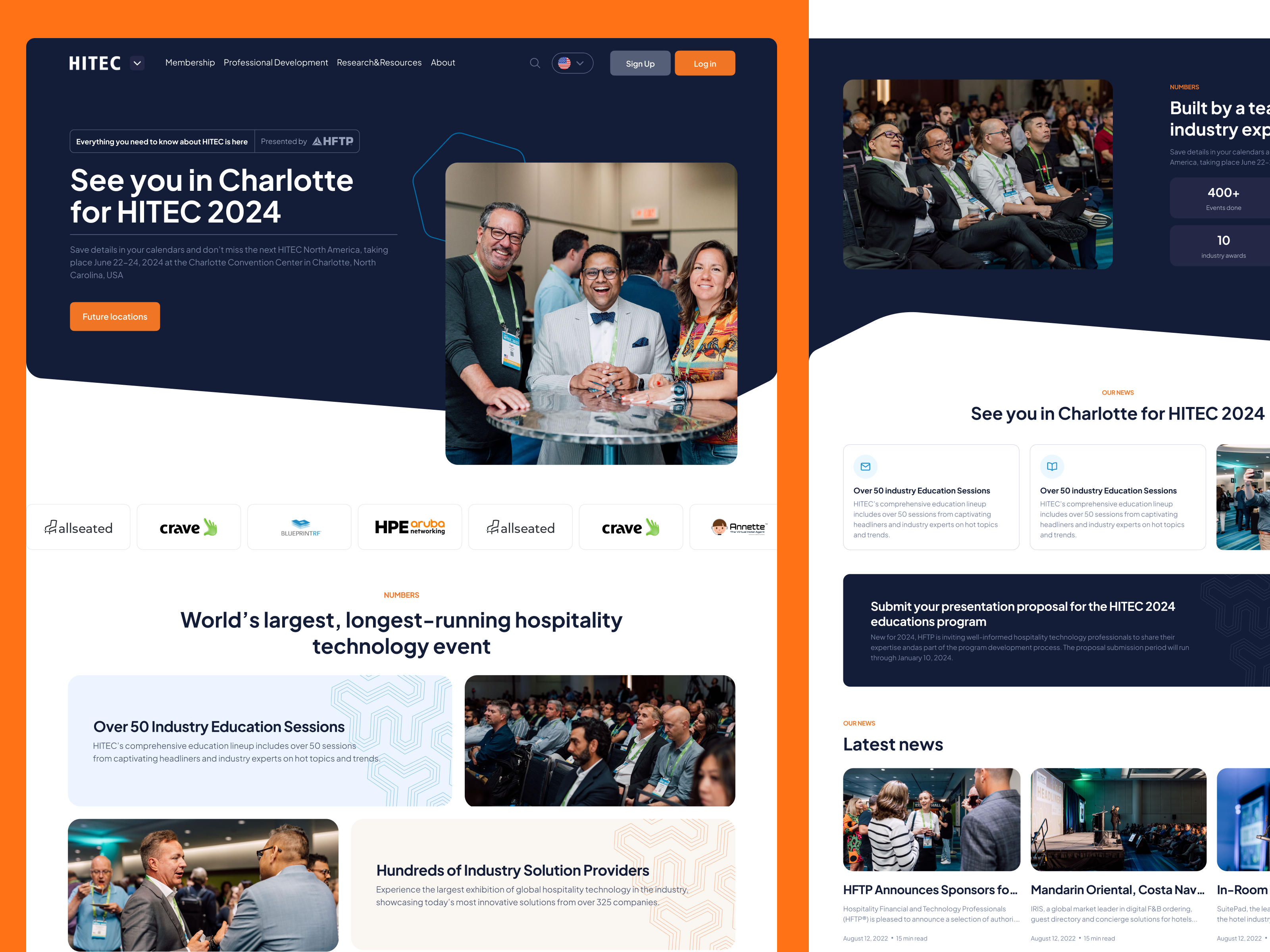 Example of B2 B Website Design