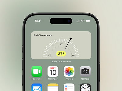 IOS Widget Design apple design health ios ui widget