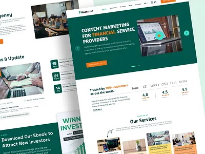 Finanztext - Financial website design concept business growth clean ui custom web design elegant layout finance platform finance solutions financial services financial tools financial website finanztext interactive design minimalist design modern web design next gen finance professional website responsive design user friendly ui uxui design wealth management web design inspiration