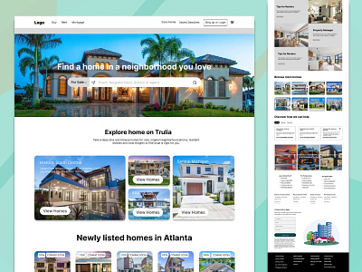 Real Estate Landing Page Design dreamhome design elegant property portal graphic design home repair landing page home sweet home ux luxury living concept modern realty ui property finder header real estate agency web design real estate app ui design real estate landing page design real estate responsive website real estate ui ui