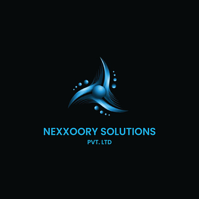 Nexxoory Solutions Logo Design branding design graphic design illustration logo logo design nexxoory solutions nexxoory solutions pvt software house software house logo typography ui ux vector