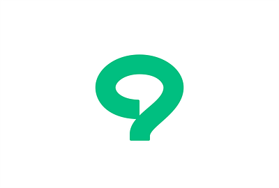 В.Опрос — survey service. Question + Bubble speech. branding bubble logo logotype mark question speech