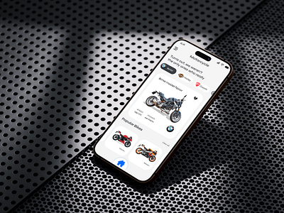 Motorcycle UI concept design branding graphic design logo ui uiux user interface ux