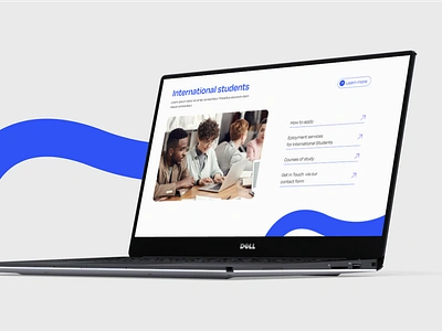 ✨ A Fresh Take on University page for students courses e learning education homepage design landing page learning school studing ui design university ux design web design