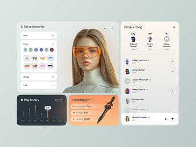 Dashboard for an AR Product ✦ Polyfun design interface product service startup ui ux web website