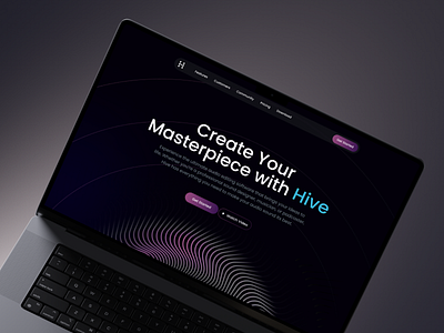 Audio Editing Software | Landing Page animation audio editing hero illustration landing page mockup product design saas software ui uiux user interface ux visual design web design