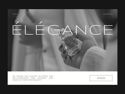 Perfume / website interaction perfume store typography ui user interface ux web web design website