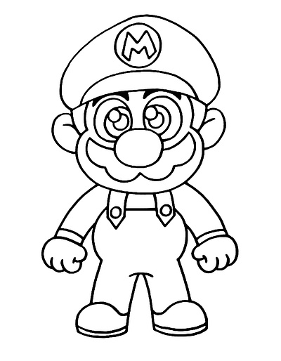 Mario Coloring Pages