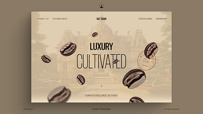 Coffee Society - Landing Page branding coffee cta figma hero hero section landing landing page parallax ui ux web app web design website