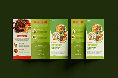 Restaurant trifold brochure design company