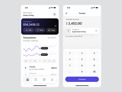 Fintech - Wallet app app clean fintech mobile ui uidesign wallet