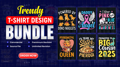 TRendy T-Shirt Design Bundle trendy t shirts design in 2024