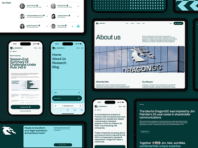 AI Legal tech website design ✦ DragonGC 3d design home page product service startup ui ux web web desgin website