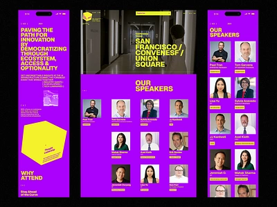 AI Conference speakers ✦ AI Infra Summit design product scroll service speakers startup ui ux web web design website