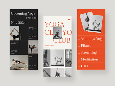 Yoga Studio App app health mobile ui ux wellbeing yoga